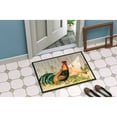 thumbnail image 4 of Carolines Treasures FHC1009MAT Chicken and Rooster by Ferris Hotard Doormat 18x27 27"L x 18"W multicolor, 4 of 4