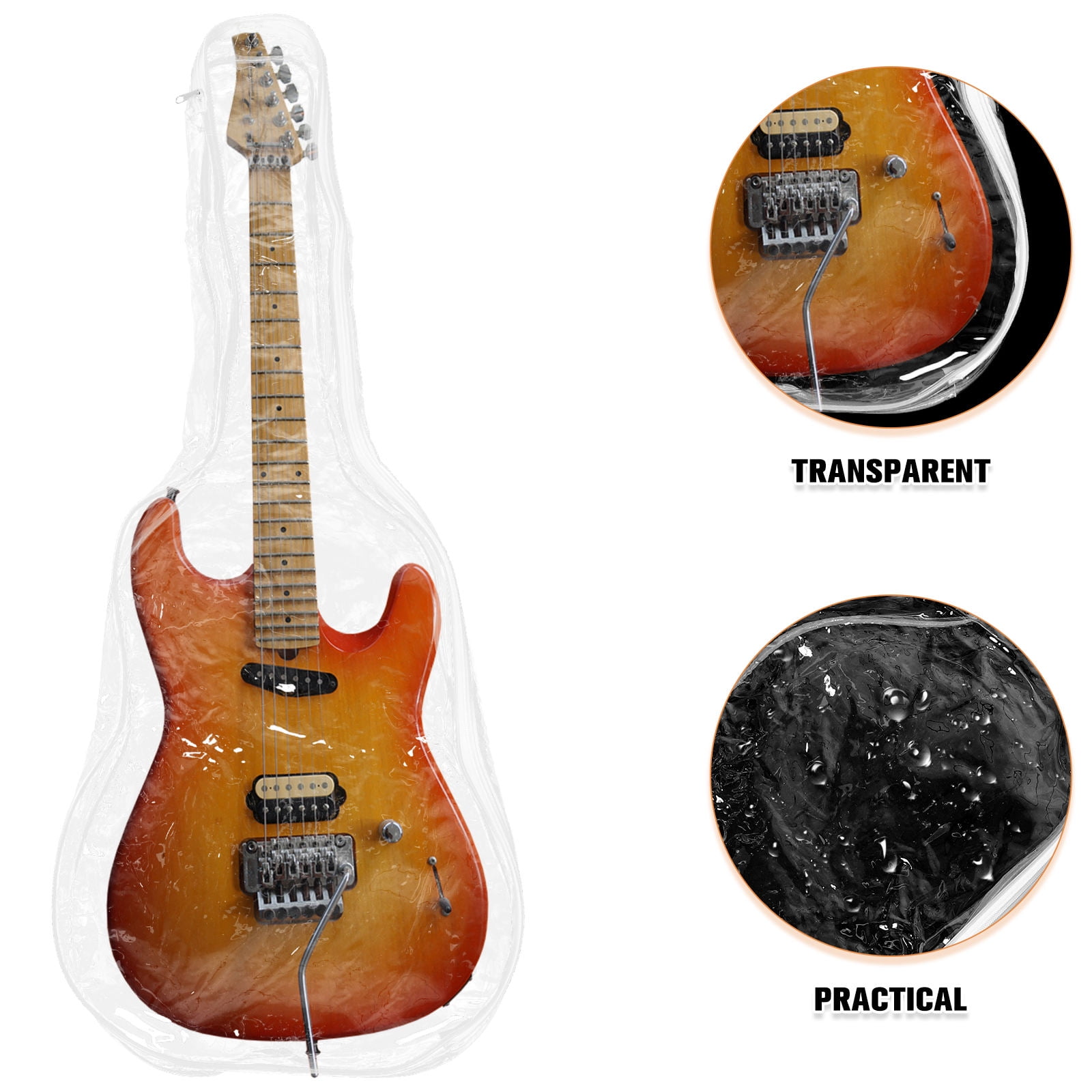 LEORX 1Set Electric Guitar Cover Bag for Musicians at Gigs and Rehearsals 41.3x16.5x3.1in