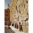 thumbnail image 3 of Robertson, Charles 11x14 Black Modern Framed Museum Art Print Titled - At The Wailing Wall, 3 of 5