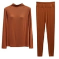 thumbnail image 2 of Bovxnpu Pajamas for Women Set Loungewear Set, Womens Fall Winter 2 Piece Pajama Sets Long Sleeve Pullover Soft Padded Pajamas Top and Long Pajama Pants, 2 of 3