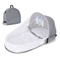 thumbnail image 2 of Cómoda cuna plegable resistente a la presión para recién nacidos, cuna de viaje biónica de aislamiento, 2 of 6