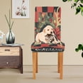 thumbnail image 6 of BZSMCE Chairs Slipcovers Dining Chair Covers Red and Black Plaid with Christmas Creative Pattern, 6 of 7