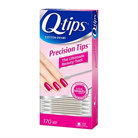 Precision Swabs - Q-Tips Cotton Swabs, Precision Tip, 170 Count