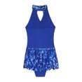 thumbnail image 3 of renvena Kids Girls Sleeveless Sparkly Sequins Tassel Hem Dance Dress 6-16 A Royal Blue 6, 3 of 7