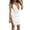 White, variant on Women V Neck Slim Dress Backless Sleeveless Solid Color Evening Party Club Elegant Short Casual Dress for Women, Red, XL