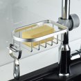 thumbnail image 1 of Shower shelf and storage - Set of 2 Stainless Steel Shower Shelf Without Drilling, Stainless Steel Telescopic Bathroom Shelf, Shower Support Shelf, So, 1 of 4