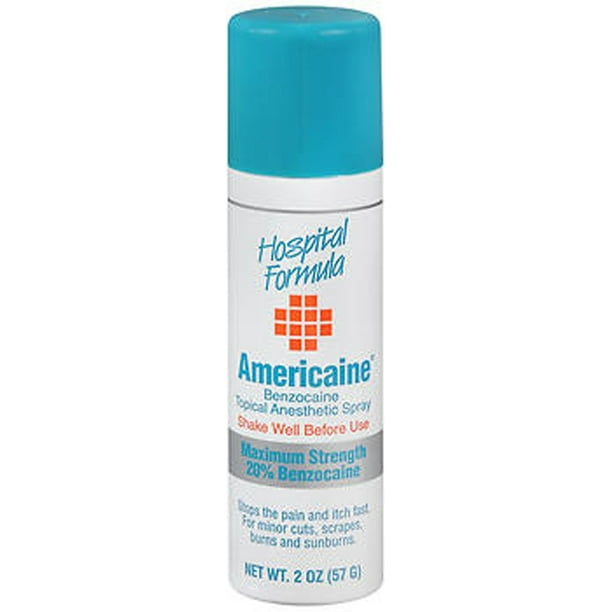 Americaine Benzocaine Topical Anesthetic Spray 2 fl oz