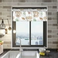 thumbnail image 2 of Coolnut Cute Koala Valance Faux Linen Small Window Curtains Short Rod Pocket Valances for Kitchen, Living Room, Bathroom, Modern, 54" L x 18" W Home Decor, 2 of 6