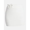 thumbnail image 5 of Madden NYC Women’s Crochet Cotton Mini Skirt with 3D Flowers, Sizes XXS-XXL, 5 of 5