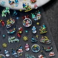 thumbnail image 3 of Calcomanías para Uñas Lukmexor Bola de Cristal Navideña 5D en Relieve, 3 of 7
