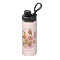 Unisex Sports Insulated Water Bottles, Black Wicked The Musical Kettle Stainless Steel Portable Cup 18oz For School Travel Gym Running