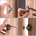 thumbnail image 3 of 4 Pcs de Huttes de Porte Magnétiques avec Vis en Acier Inoxydable pour Porte d'Armoire (bronze), 3 of 5