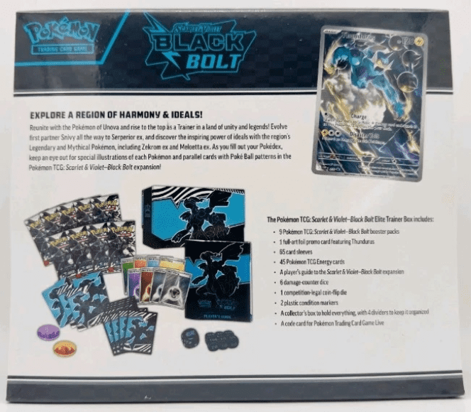Pokemon TCG - Scarlet & Violet: Black Bolt Elite Trainer Box! (ETB) - Walmart.com Pokemon TCG - Scarlet & Violet: Black Bolt Elite Trainer Box! (ETB) - Walmart.com