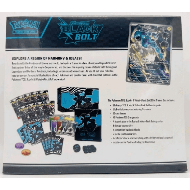 White Flare & Black Boltエリートトレーナーボックスセット 2025 Pokémon Scarlet & Violet Black Bolt & White Flare Elite