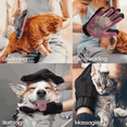 thumbnail image 7 of Ultra-Soft Pet Grooming Brush with Adjustable Ring - Ideal for Dogs & Cats of All Hair Types - Bath, Shower & Massage Tool (pink, 1-Pair), 7 of 7