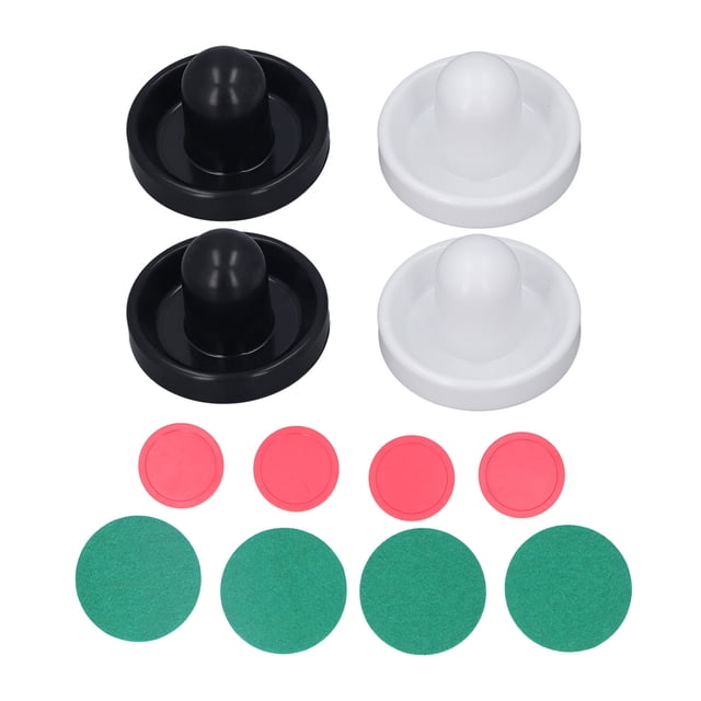 Kit de disco de hockey de aire, 12 piezas de 96 mm, mesa de aire, accesorios de hockey de aire, juego de empujador de hockey de aire, artesanía superior