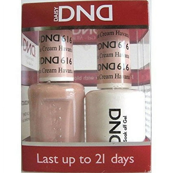 DND Nail Polish Gel & Matching Lacquer Set (616 - Havana Cream)
