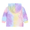 thumbnail image 5 of CONYUMN Kids Clothes Girls Toddler Girl Boy Child Tie Dye Sports Suit Spring Long Sleeve Sweater Hoodie Pants Two Piece Set Girls Clothes Size 6 Clothes for Girls Girls Outfit (A,110), 5 of 5