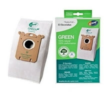 Electrolux Canister Type S Green 100 % Natural Filter Paper Bags 3 Pk Part # E212B