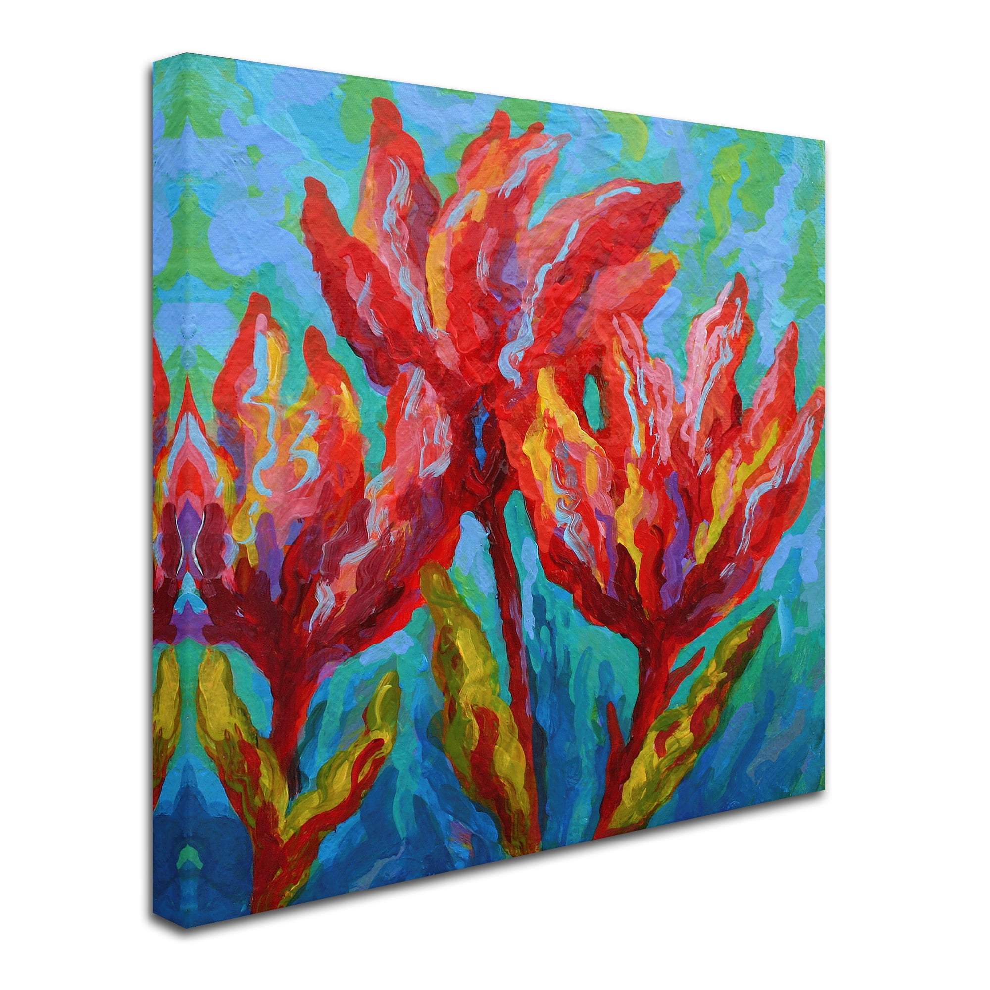 Trademark Fine Art 'Indian Paint Brush' Canvas Art by Marion Rose
