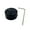 Black, variant on MOMOJIA Universal Electric Guitar Effect Pedal Toppers Durable Nonslip Design Metal Texture Suitable for Secure Performances