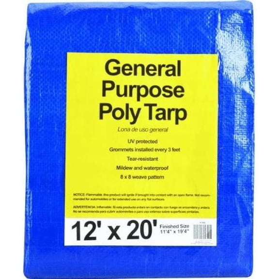 Do it Best 767888 All-Purpose Poly Blue Tarpaulin