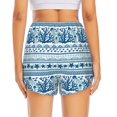 thumbnail image 2 of Lsque Sea Underwater Jellyfish Printed Women's Running Shorts with Liner Pockets,Elastic Quick Dry Workout Athletic Gym Yoga Shorts,Womens High Waist Shorts-Small, 2 of 9