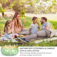 thumbnail image 3 of Giphtpoeet Citronella Candles Outdoor 3 Pack 12oz Summer Lemongrass Scented Candles Bulk 3 Wick 210h Long Burning, 3 of 7