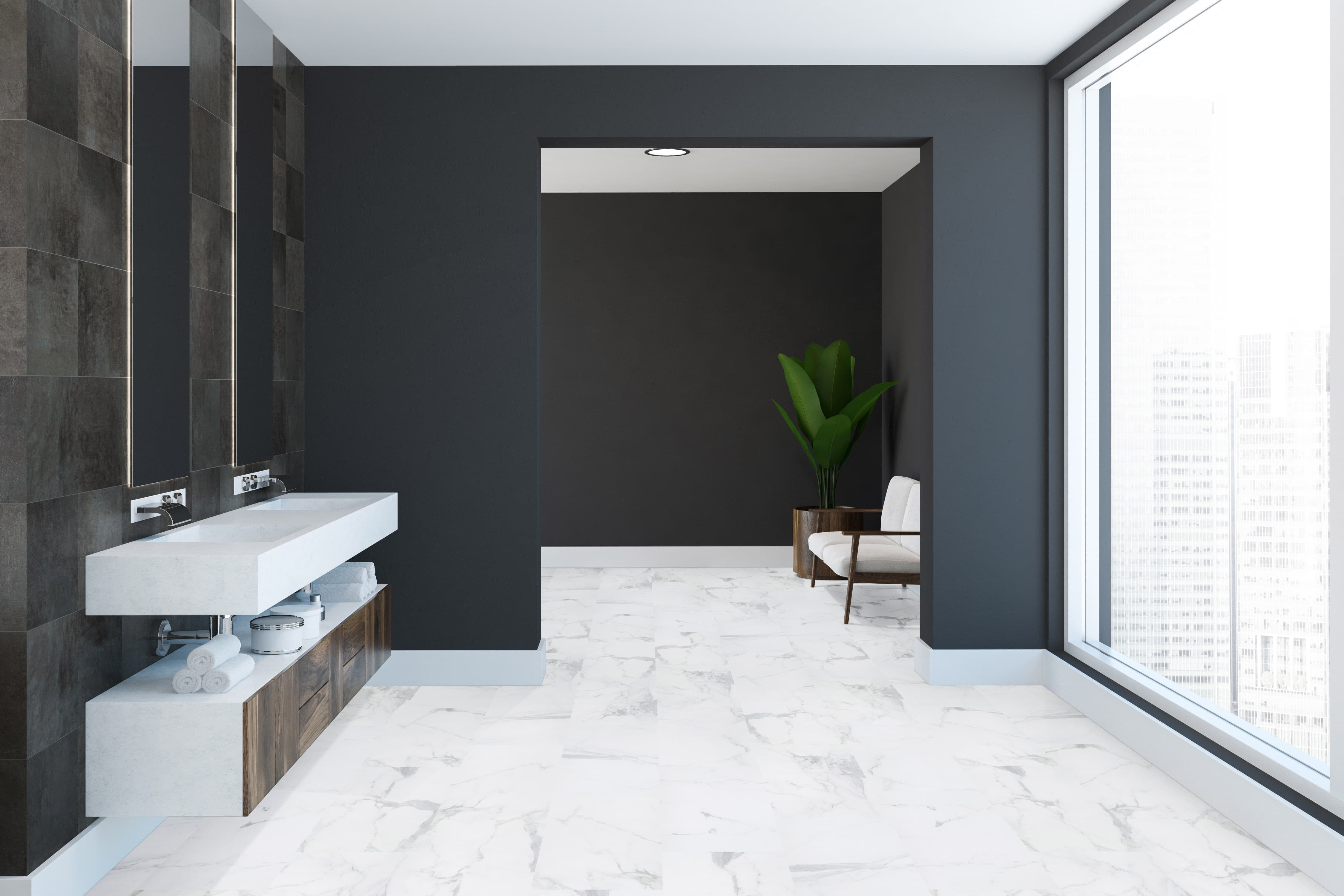 Xl Calville - Calacatta Roma 19"x36" Rigid Core Luxury Vinyl Flooring