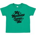 thumbnail image 3 of Inktastic My Meemaw Loves Me Grandchild Quote Boys or Girls Baby T-Shirt, 3 of 5