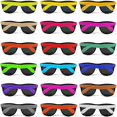 thumbnail image 1 of Gafas de sol de fiesta MAPIXO, 16 colores neón, paquete de 16 para niños y adultos, 1 of 7