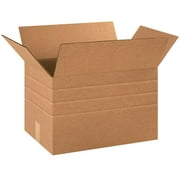 Office Depot® Brand Multi-Depth Corrugated Cartons, 12" x 18" x 12", Kraft, Pack Of 25