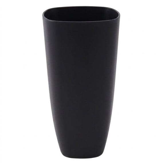 Vaso Mainstays Cuadrado de Plástico 769 ml Negro