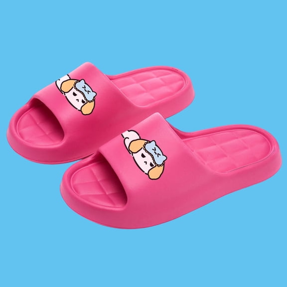 Xucatan Women's Indoor Slippers, Turtle Print Thick Sole House Shoes, Soft Cushioned Slide Sandals, Casual Home Everyday Footwear Gift