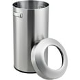 thumbnail image 4 of Global Industrial Stainless Steel Round Open Top Trash Can 16 Gallon, 4 of 7