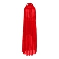 thumbnail image 4 of Alun Women's Formal Wedding Guest Dress Halter Sleeveless Flowy Chiffon Asymmetrical Split Long Summer Dresses Solid Color Loose Lightweight Comfy Maxi Sundress 2026 Red M, 4 of 5