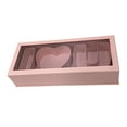 thumbnail image 4 of Empty Flower Box Fillable Gift Box,i Love U Letter Shaped Gift Box Craft DIY,Cardboard,Container for Valentines's Day Parties pink, 4 of 8