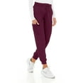 thumbnail image 2 of MediChic Medical Nursing Ribbed Scrub Joggers for Women - Stretch Jogger Scrub Knit Waist Bottoms with 6 Pockets, Easy Care, 2 of 5