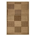 thumbnail image 2 of Vintage Houndstooth Geometric Power-Loomed Indoor Area Rug  with Border, 8' x 10', Beige by Blue Nile Mills, 2 of 6