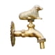 thumbnail image 5 of Grifo decorativo para jardín de exterior, grifo de pared para exterior, grifo resistente para lavandería, diseño retro, grifo de agua de latón para Perro, 5 of 8