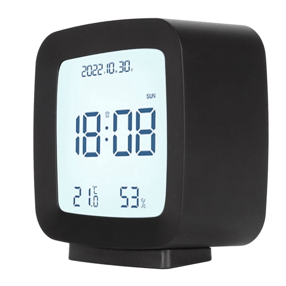 Reloj Digital, Reloj Despertador Digital Multifuncional Humedad Para Dormitorio Para El Hogar