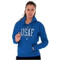 thumbnail image 3 of US Air Force Excellence Bald Eagle Hoodie Sweatshirt Women Men Brisco Brands M, 3 of 6
