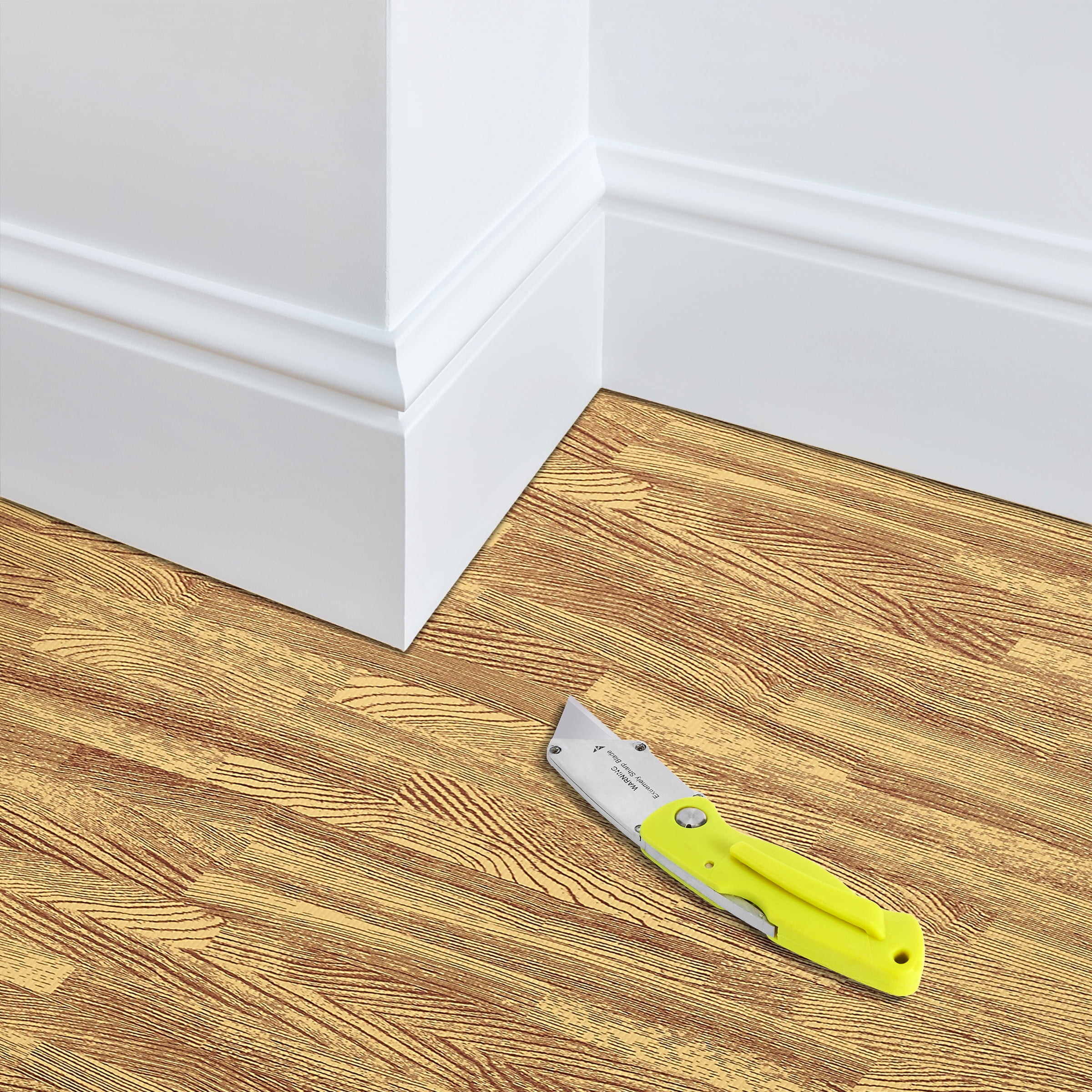 Sorbus Waterproof Wood Grain Foam Floor Tiles, 16 Tiles, 64 Sq Ft, Interlocking, Light Wood Grain