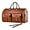 Brown, variant on Duffel Bag for Travel: Convertible Duffle Garment Bag Weekender Travel Bag for Men Women, 23" Leather Overnight Carry on Bag with Shoe Compartment (Black)
