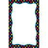 Teacher Created Resources TCR5064 Multicolor Dots On Black Notepad