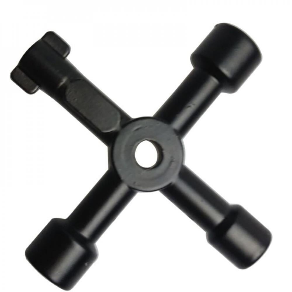 1pc Cross KEY Triangle KEY for Train Electrical Elevator Cabinet Valve Alloy Triangle Square 