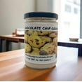 thumbnail image 1 of Chocolate Chip Cookie Vegan Coconut Soy 12 oz/ 355 ml Candle Hand-poured, Eco-friendly, Clean Burning, Bakery, Food, Drink Wood Wick, 1 of 5