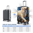 thumbnail image 6 of Lsque Vintage Starry Sky Labrador Printed Luggage Cover, Travel Luggage Protector,Scratch and Dirt Resistant, Fits 18-32 Inch Luggage - X-Large, 6 of 9