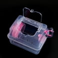 thumbnail image 4 of AURORA TRADE Hamster Travel Case with Food Bowl Running Wheel Multifunctional Portable Hamster Carrier Small Pet Crate Pet Supplies for Hamster Small Animals, 4 of 8