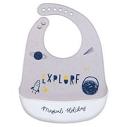 Designed Newborns Bibs For Children Fashionable Feeding Soft Silicone Saliva Towel Cartoon Waterproof Kids Bibs Baby Stuff 004-planet One Size